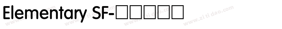 Elementary SF字体转换